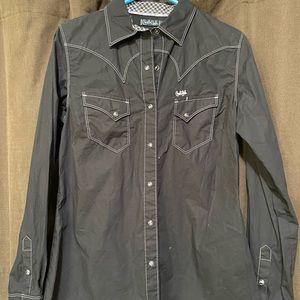 Cruel girl button down rodeo shirt